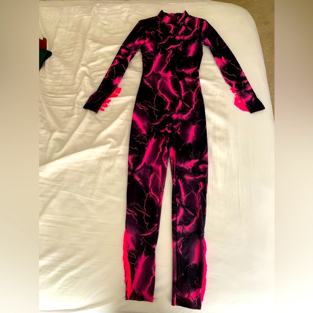 Pink Lightening / Pink electricity Rave Outfit or Dance Costume